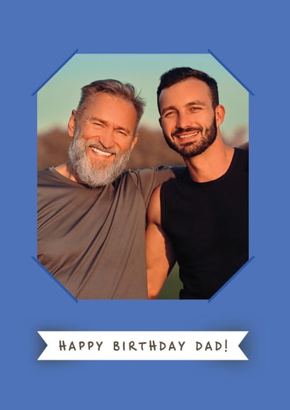 dad cute Personalised Photo Card 14383 created by WITH LOVE