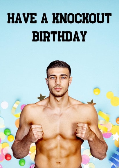 Funny boxing birthday card, dad, son, brother, friend, uncle, grandad, nephew created by Absolute Shants