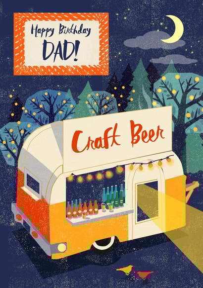 Cute Birthday Card - Craft Beer Van created by Rocket68