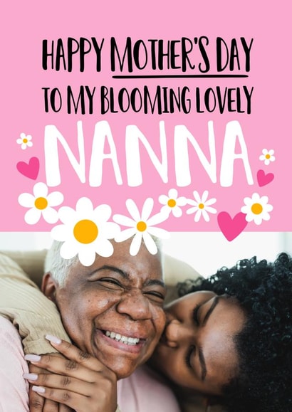 Cute Mother's Day Card - Nanna - Blooming Lovely created by Superlush Cards