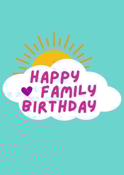 Sweet Adoption Card Celebrating Adoption Anniversary - Family Birthday created by Stove