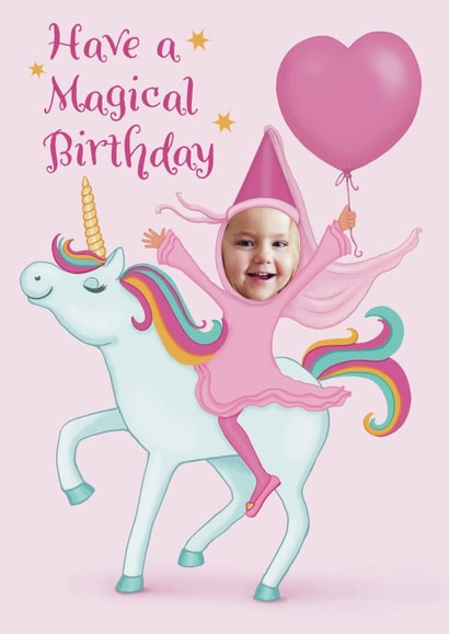 Cute Birthday Card - Unicorn - Magical Day created by Aimee Beaven