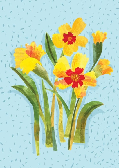 Cute, spring inspired daffodils for the new season! created by Ulrike Mieke 