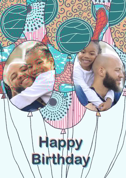 birthday fun Personalised Photo Card 48724 created by PAD Illustrations