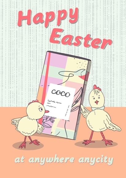 Happy Easter Day with COCO created by Ksenia Samsonova