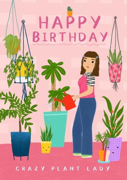 Birthday Card for Plant Lovers created by Caitlin Makes Things
