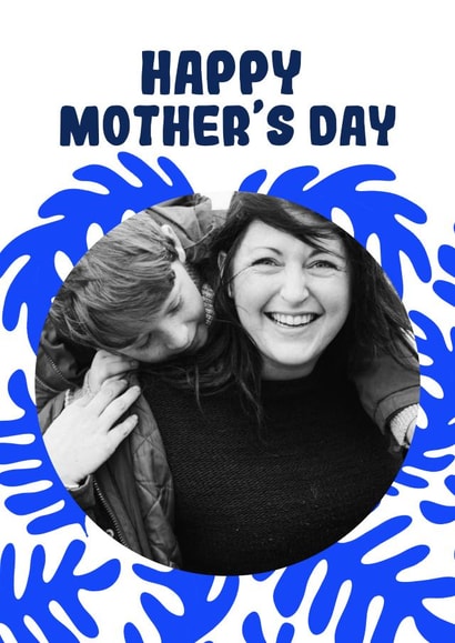 floral cute Mothers Day Personalised Photo Card 22139 created by thortful