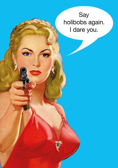 Funny Birthday Card - Retro/Vintage - Holibobs created by kissmekwik