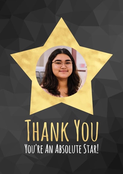 Thank You Card - Absolute Star created by Simon