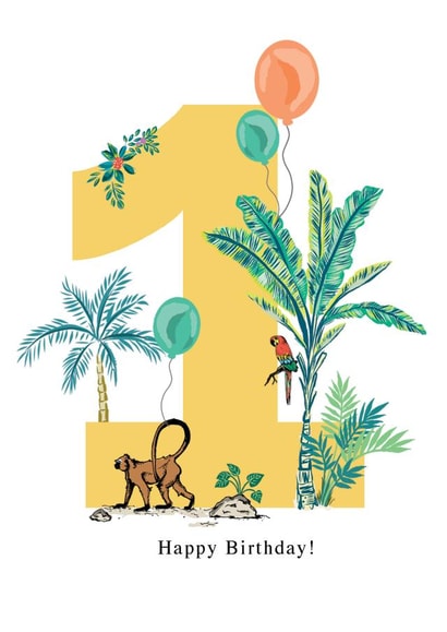 Happy 1st Birthday! created by Zoe May Designs