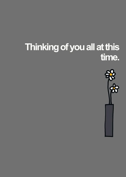 A Thortful Card For Friends Or Family - Flowers - Thinking Of You created by Sadie Cornish