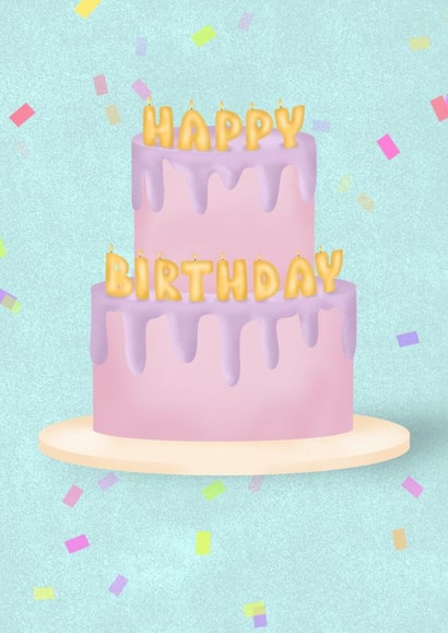 Birthday cake for you! - birthday cake - happy birthday - birthday card created by Tin Perez
