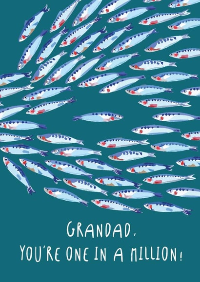 Heartfelt Birthday/Father's Day Card - Grandad - One in a Million created by Vicki Nelli