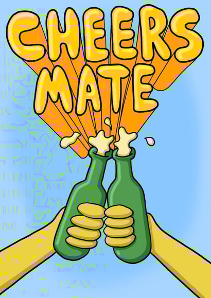 Cheers mate! created by Tom Delves Illustration