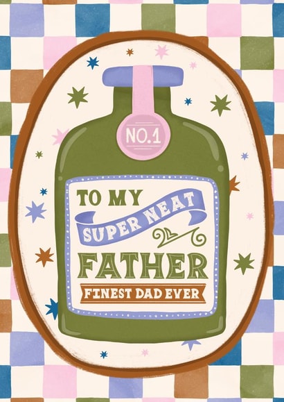 To My Super Neat Father | Father's Day Card created by @tikkled.pink