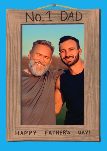 Heartfelt Father's Day Card - Picture Frame - No.1 Dad created by LittleTalesByGem