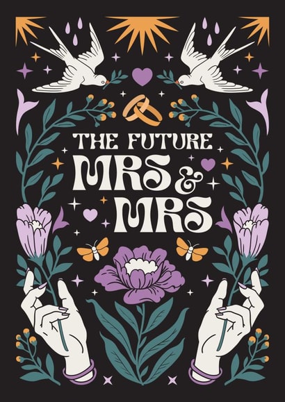 Pretty and Heartfelt - The Future Mrs & Mrs created by Oh Ellie Studio