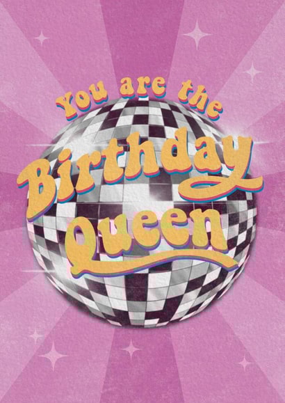 Pretty Birthday Card - Dancing Queen - You Are The Birthday Queen created by Sydney Jo Designs