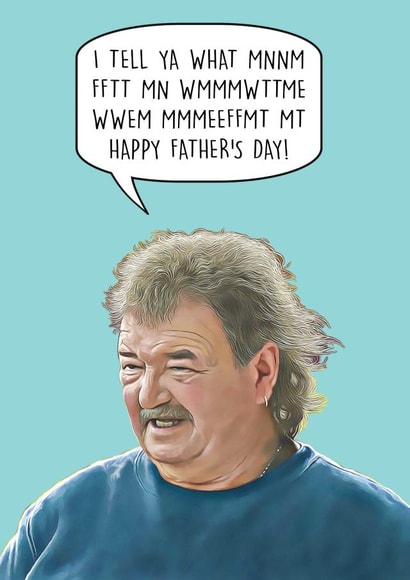 Gerald Cooper Fathers Day Card - Funny Clarkson's Farm Father's Day Card created by Cheeky Chappy