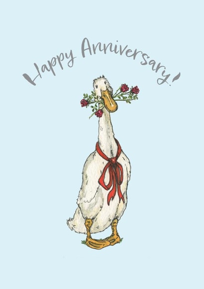 Anniversary Card For Your Special Someone - Duck - Traditional created by Teds'n'Tails