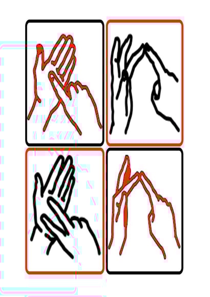 Let someone know you LOVE them with this BSL card spelling the word LOVE. created by Give Gifts