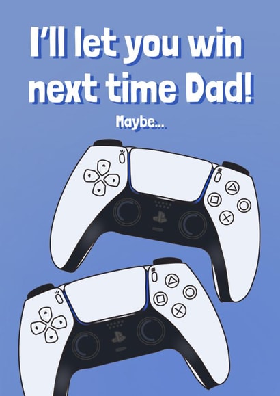 Cheeky Card Card for Gaming Dads created by Chibi Weeb Anime Cards