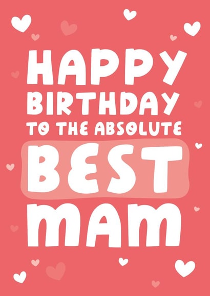 Best Mam Birthday Card created by Yasmin Atherton