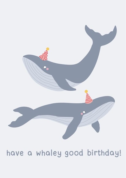 Whaley good birthday created by hnaillustration
