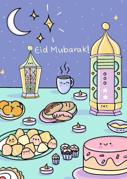 Eid Card - Eid Mubarak
For Friends & Family created by Lil Nu Souk
