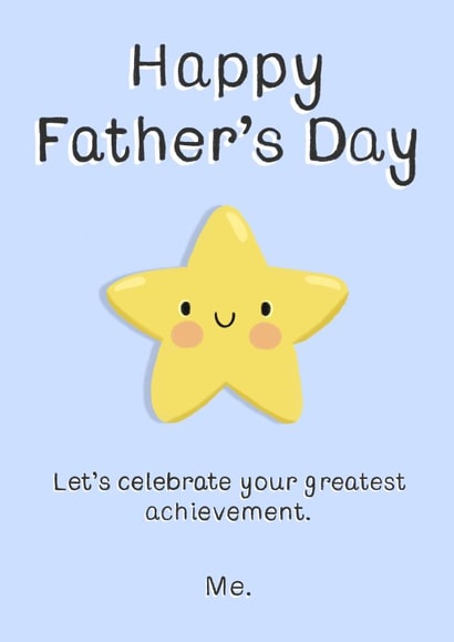 Cute Fathers Day Card For Dad's. created by Things By Bam