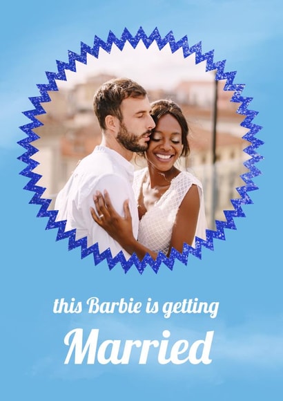 Photo2023 barbie Personalised Photo Card 46344 created by @tikkled.pink