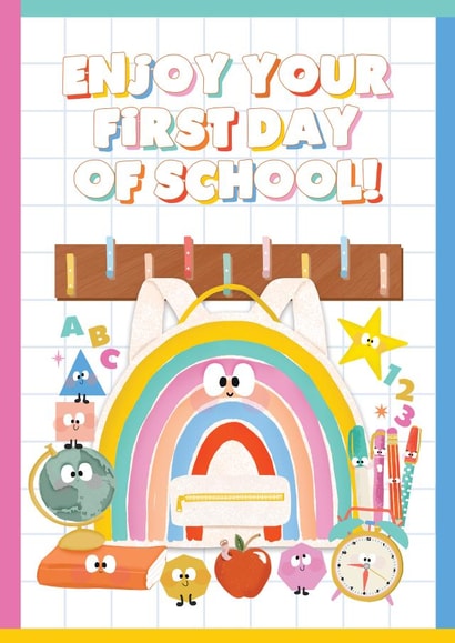 FIRST DAY OF SCHOOL CARD created by Athelea Grey
