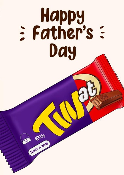 Sweary Chocolate Pun Card - For Dad - Father’s Day - Cheeky created by Lisa Wardle