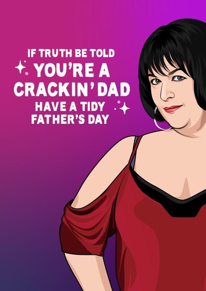 Funny Father's Day Card - Nessa - Gavin and Stacey - Crackin' Dad created by All Things Banter