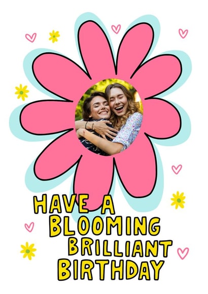 Cute Birthday Card - Blooming Brilliant Day created by Angela Chick