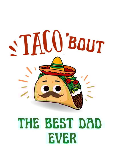 Cute Father's Day card for your Foodie Dad created by KokoandDoo