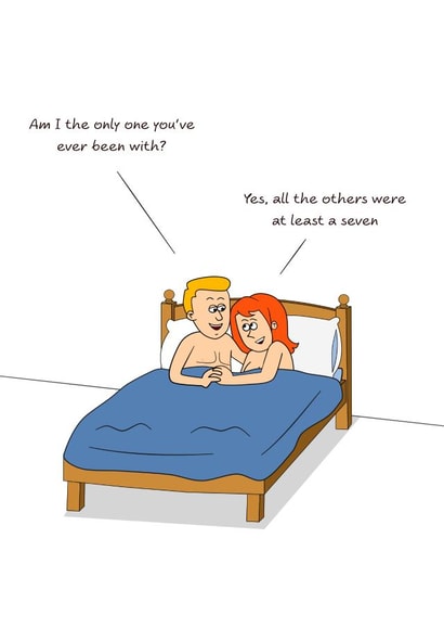 Funny Birthday/Anniversary Card - Am I The Only One You've Been With? created by Swizzoo