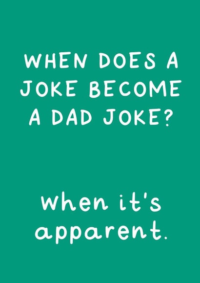 Cheesy dad joke Father’s Day card created by Rosie Johnson Illustrates