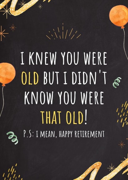 funny saying for retirement party plan created by TIMLSET