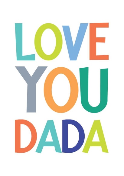 Father's Day Card - Love You Dada created by Studio 9