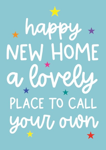 New Home Card - Lovely Place to Call Your Own created by Word Up Creative