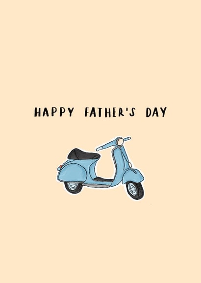Vespa Father’s Day Card created by Isabella