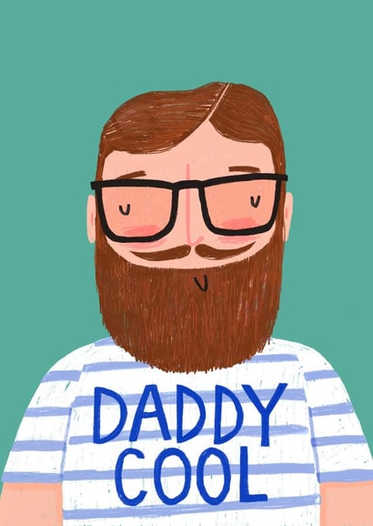 Cute Father's Day Card - Daddy Cool created by Nicola Watson