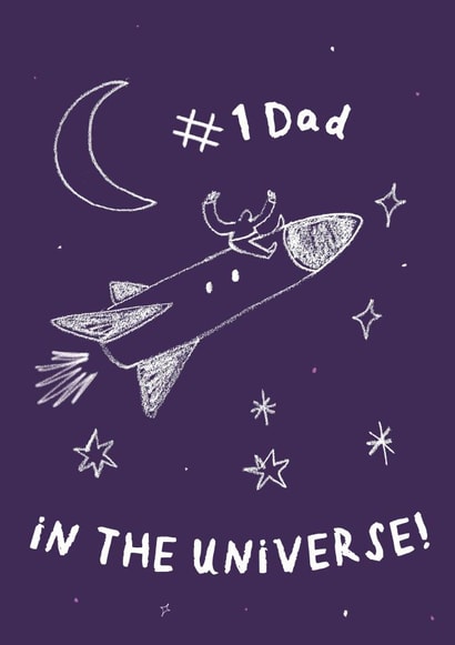 No 1 Dad in the Universe! created by Danielle Rhoda