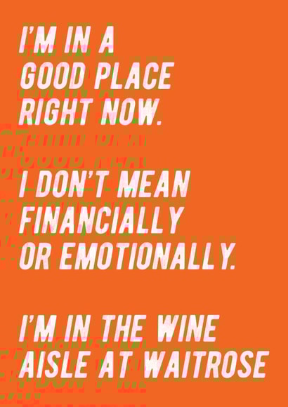 Wine Aisle - Good Place created by Lazarus Mule