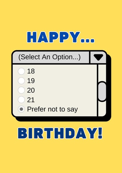 Funny Birthday Card for Him or For Her - Ideal for a friend or family member created by Cheeky Card Co