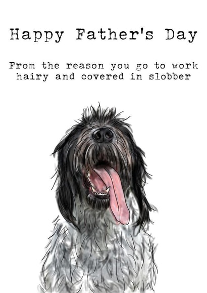 Happy Father's Day from your favourite hair ball! created by Creature Character Design