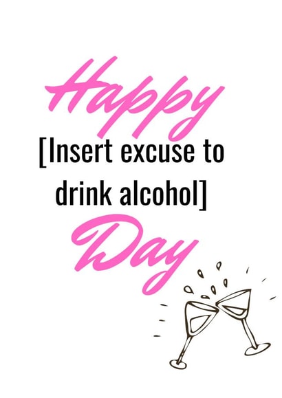 Birthday card for the partiers created by Sarah Levy