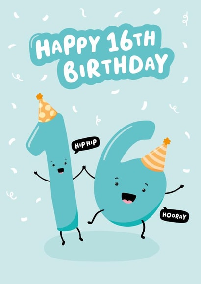 16th Birthday Card created by Macie Dot Doodles