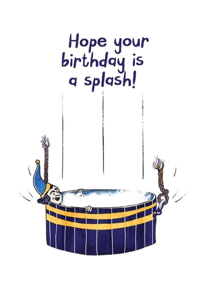 Funny birthday card for history loves created by Kati Lacey Illustration